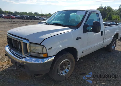 2002 Ford F250 Super Duty из США, поврежденный, VIN 1FTNF20L92EA55840